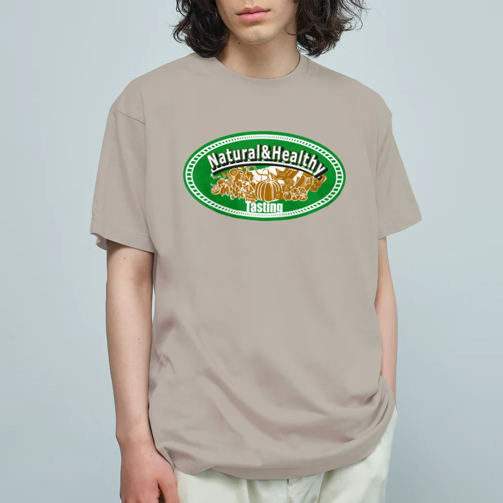 上野千賀子（ちかねえ）試食販売員SHOPのナチュラル＆ヘルシーロゴ Organic Cotton T-Shirt