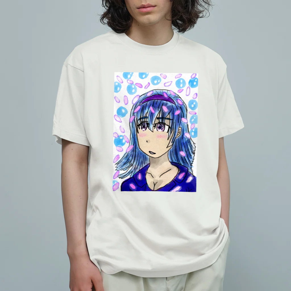 AkironBoy's_Shopの淡い少女 オーガニックコットンTシャツ