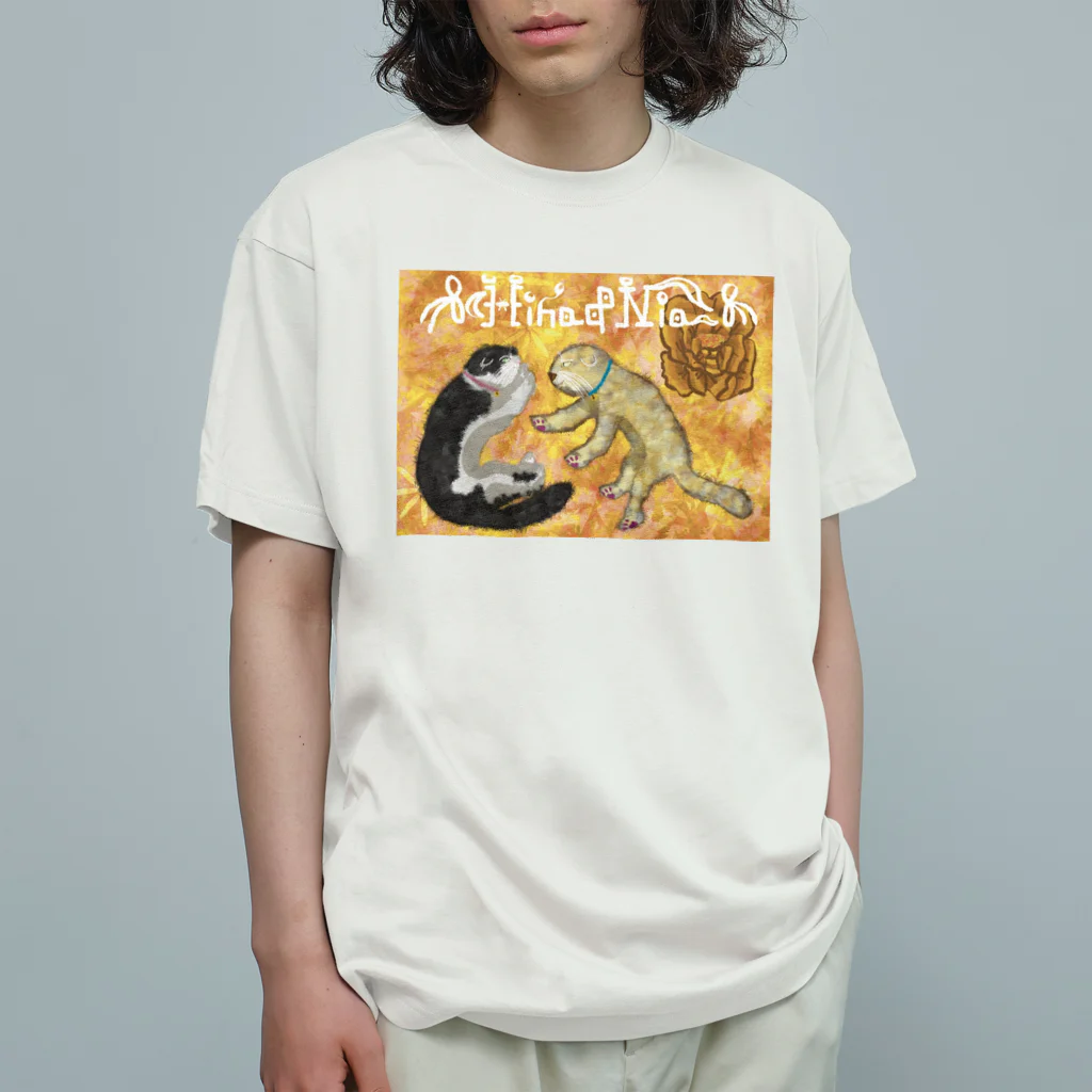 AkironBoy's_Shopの愛猫「Hina&Nia」 Part-1 オーガニックコットンTシャツ