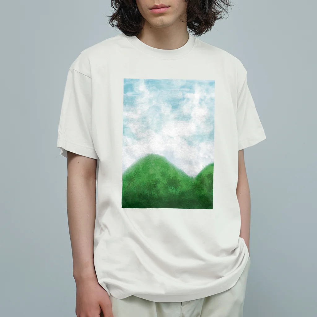 AkironBoy's_Shopの精霊の霧山 オーガニックコットンTシャツ