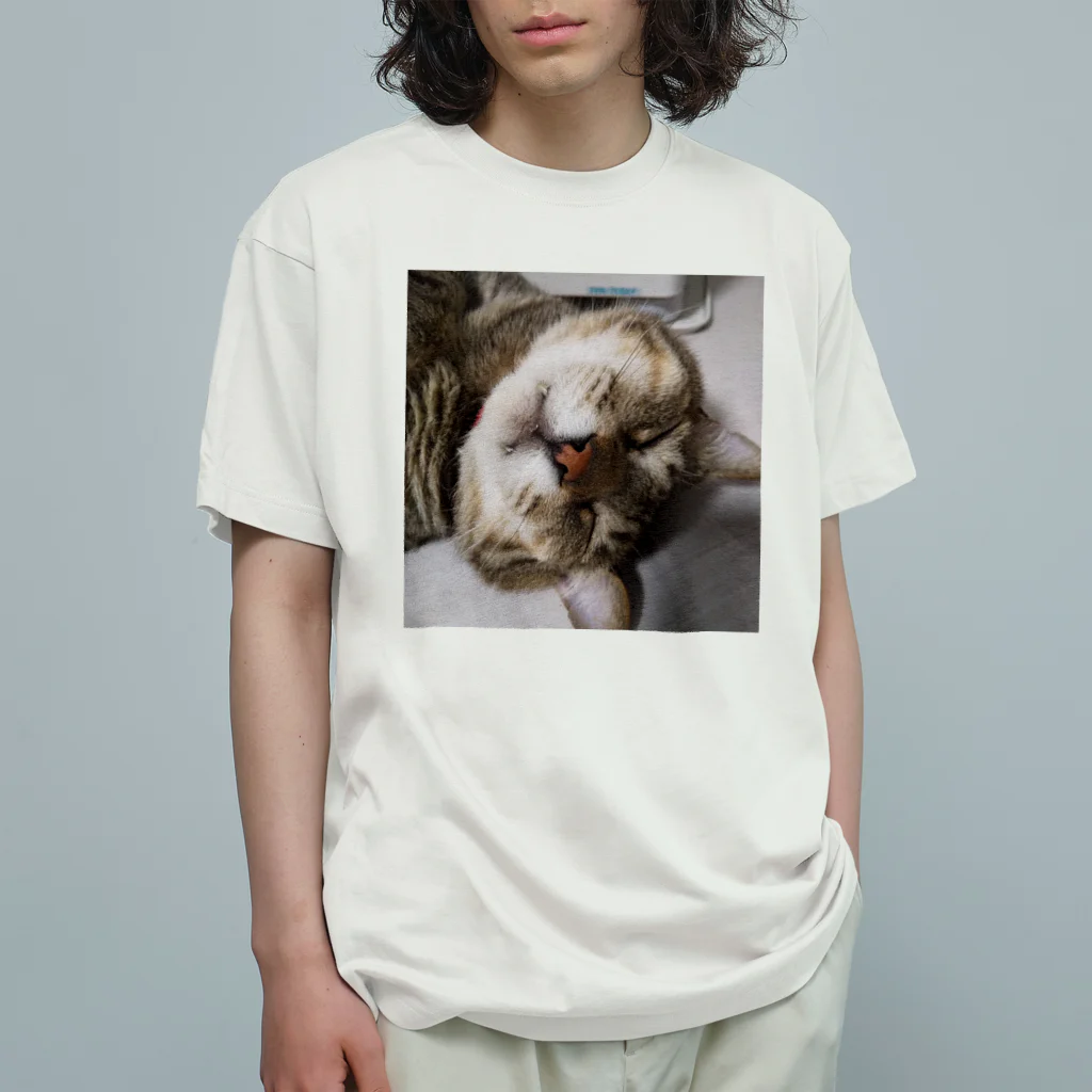 shop/jinショップジンのおでぶ猫こころくん Organic Cotton T-Shirt