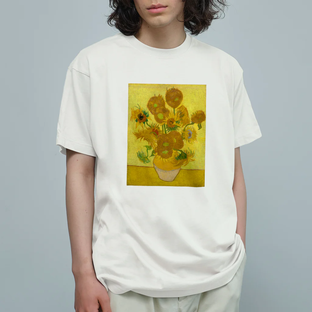 Marie Marie/マリー・メアリーのひまわり Organic Cotton T-Shirt