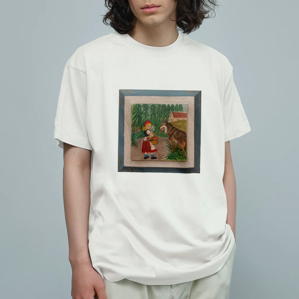 frau-sの赤ずきんちゃん オーガニックコットンTシャツ