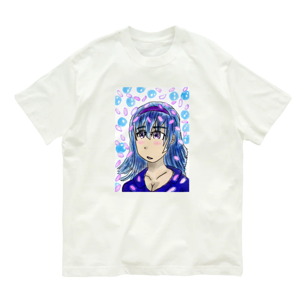 AkironBoy's_Shopの淡い少女 オーガニックコットンTシャツ