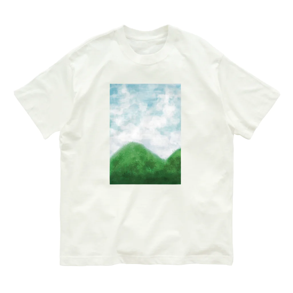 AkironBoy's_Shopの精霊の霧山 オーガニックコットンTシャツ