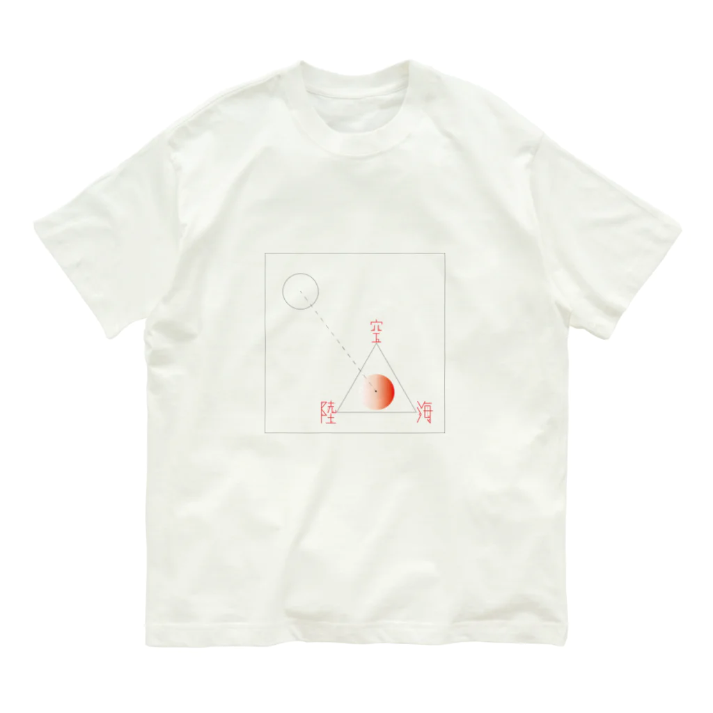 KARAMA PROJECTSの陸／海／空 Organic Cotton T-Shirt