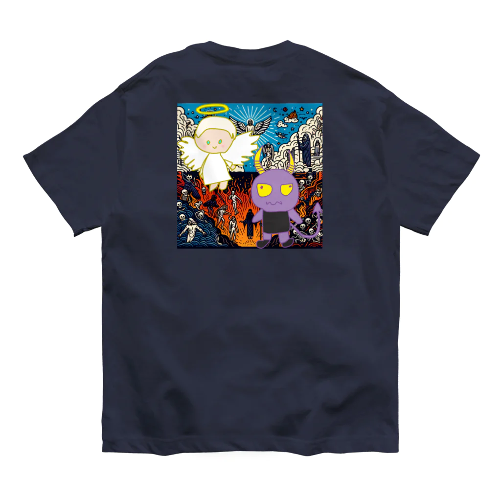 Ａ’ｚｗｏｒｋＳのらくがきのてんしとらくがきのあくま Organic Cotton T-Shirt