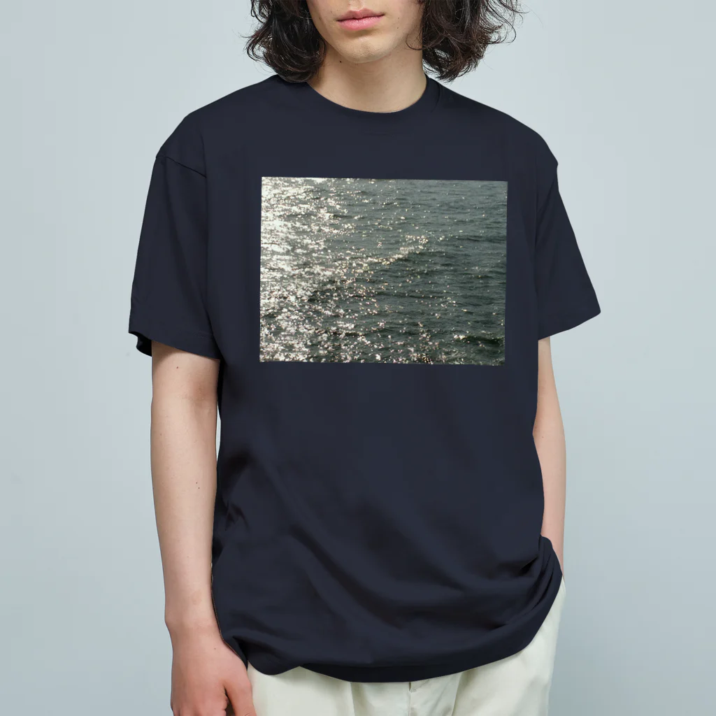 空屋　sorayakusakaの201410241247000 　海面は燻し銀 Organic Cotton T-Shirt