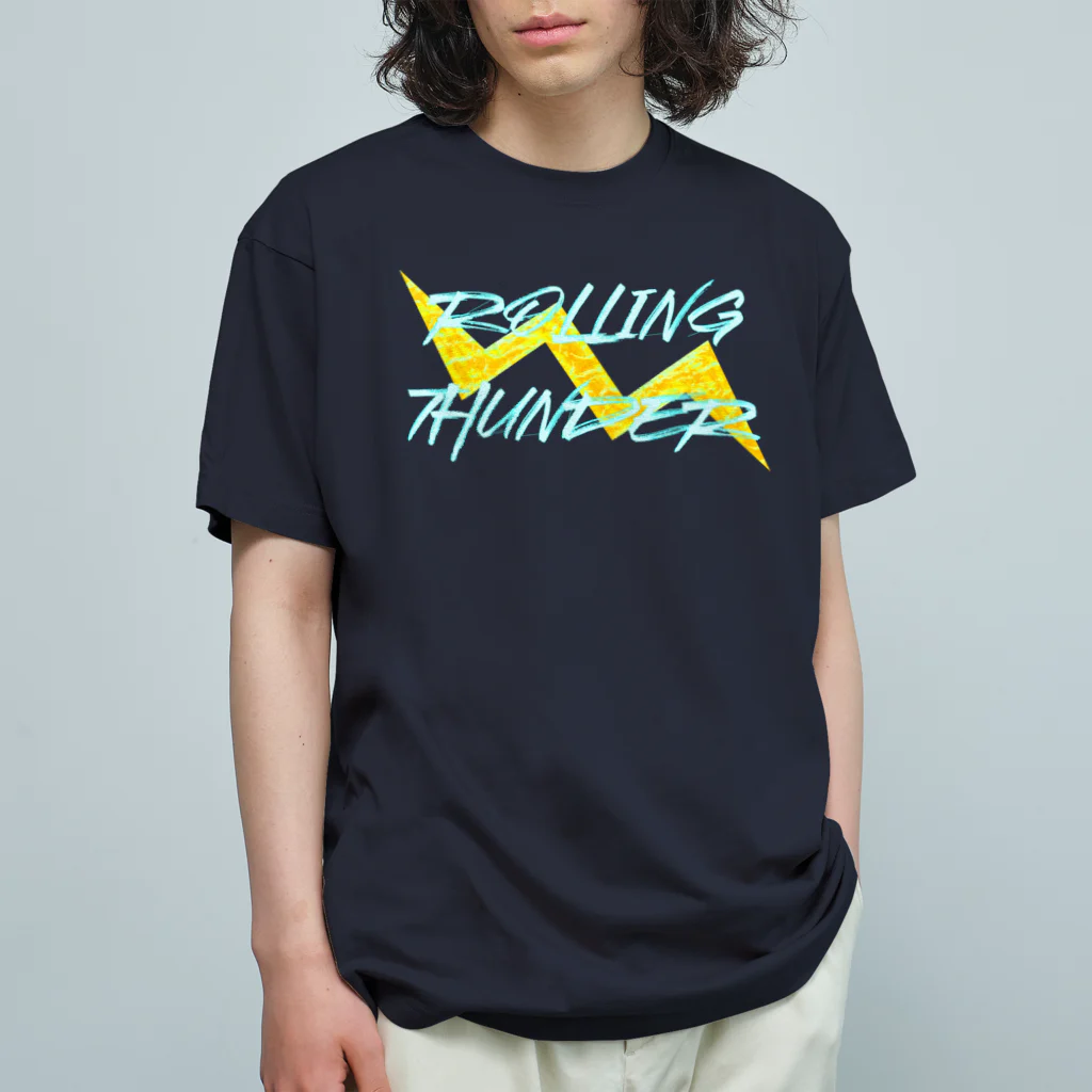 Ａ’ｚｗｏｒｋＳのROLLING THUNDER(英字＋１シリーズ) オーガニックコットンTシャツ