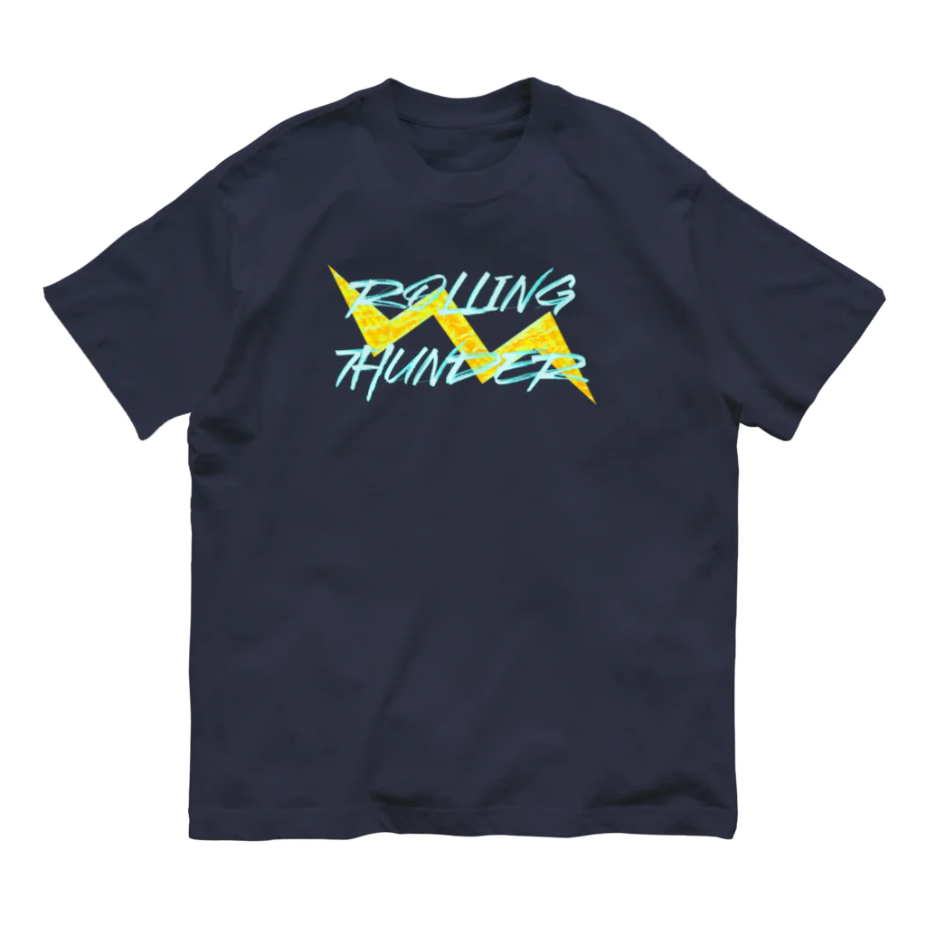 Ａ’ｚｗｏｒｋＳのROLLING THUNDER(英字＋１シリーズ) オーガニックコットンTシャツ