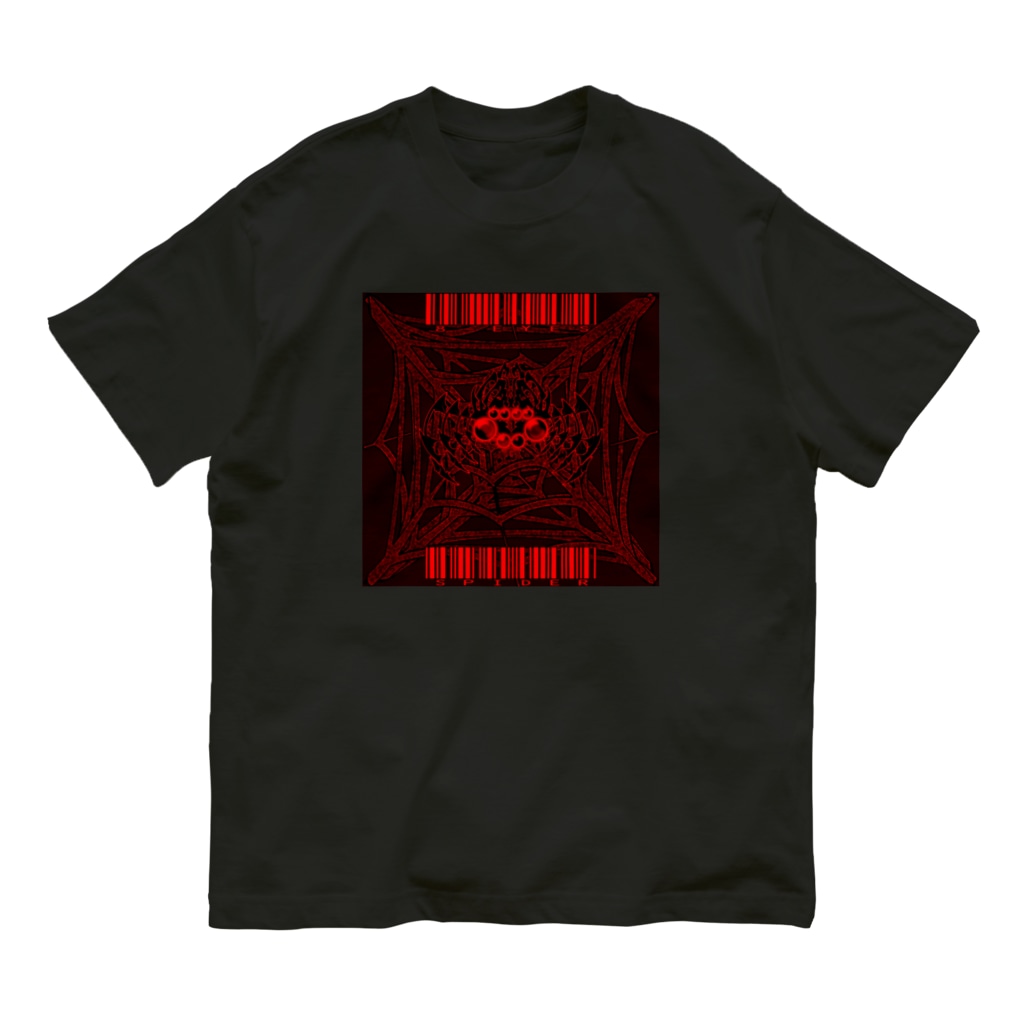 Ａ’ｚｗｏｒｋＳの8-EYES SPIDER RED Organic Cotton T-Shirt