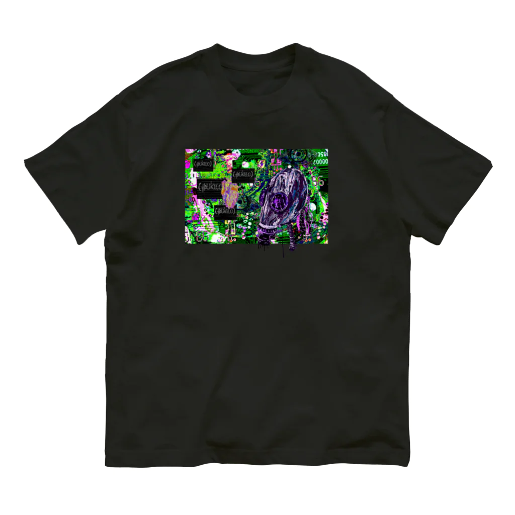 PUKE.Cの(mask) Organic Cotton T-Shirt