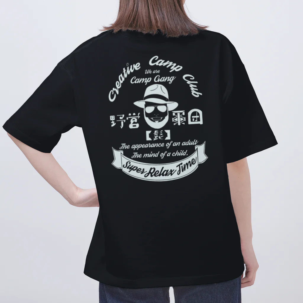 campgang.jp 公式 ONLINE SHOPのALL SMOKES 別注 Camp Gang 白髭 オーバーサイズTシャツ