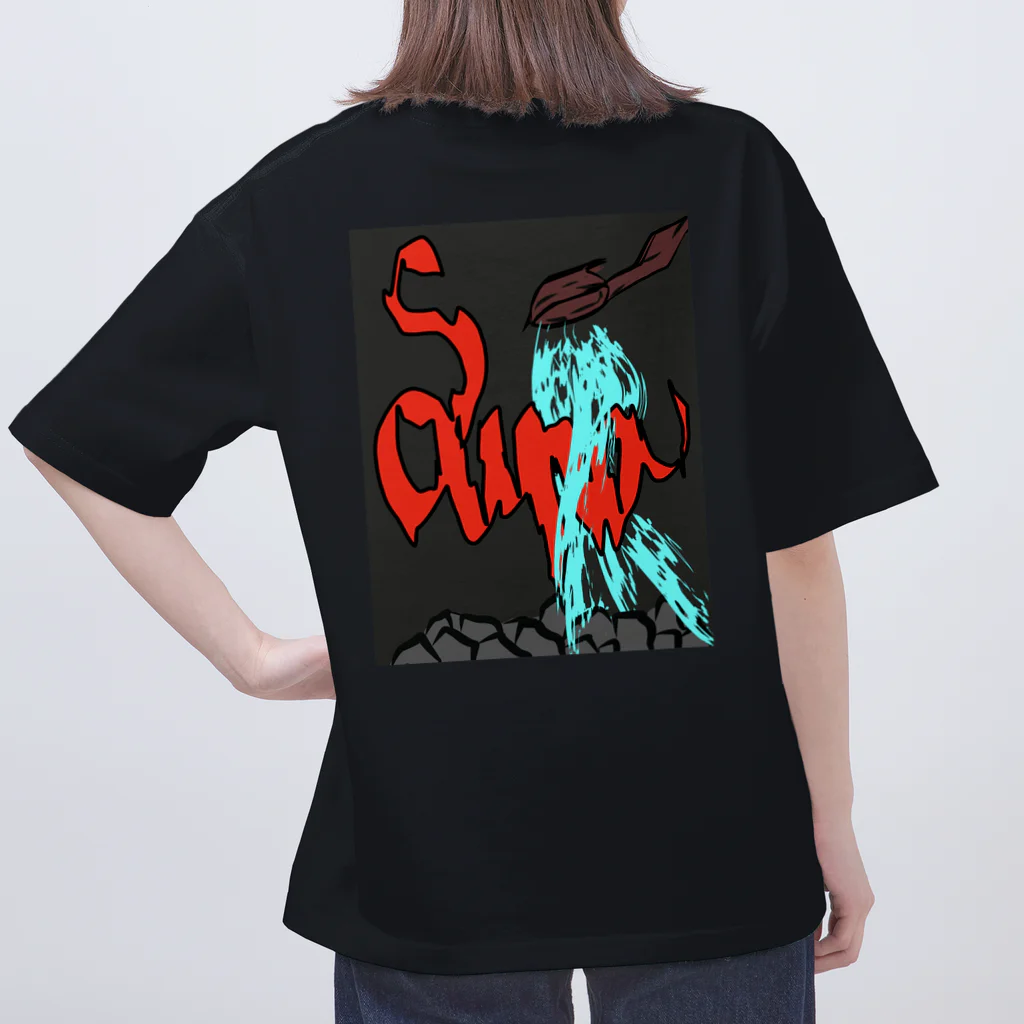 Shuszloのサウナ-ロウリュ- オーバーサイズTシャツ