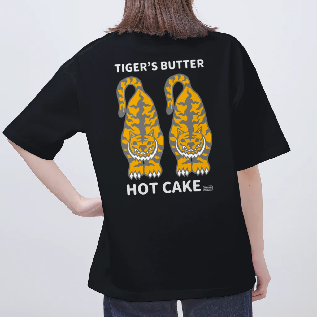 shinichiro matsuyamaのTIGER BUTTER HOT CAKE 濃色 Oversized T-Shirt