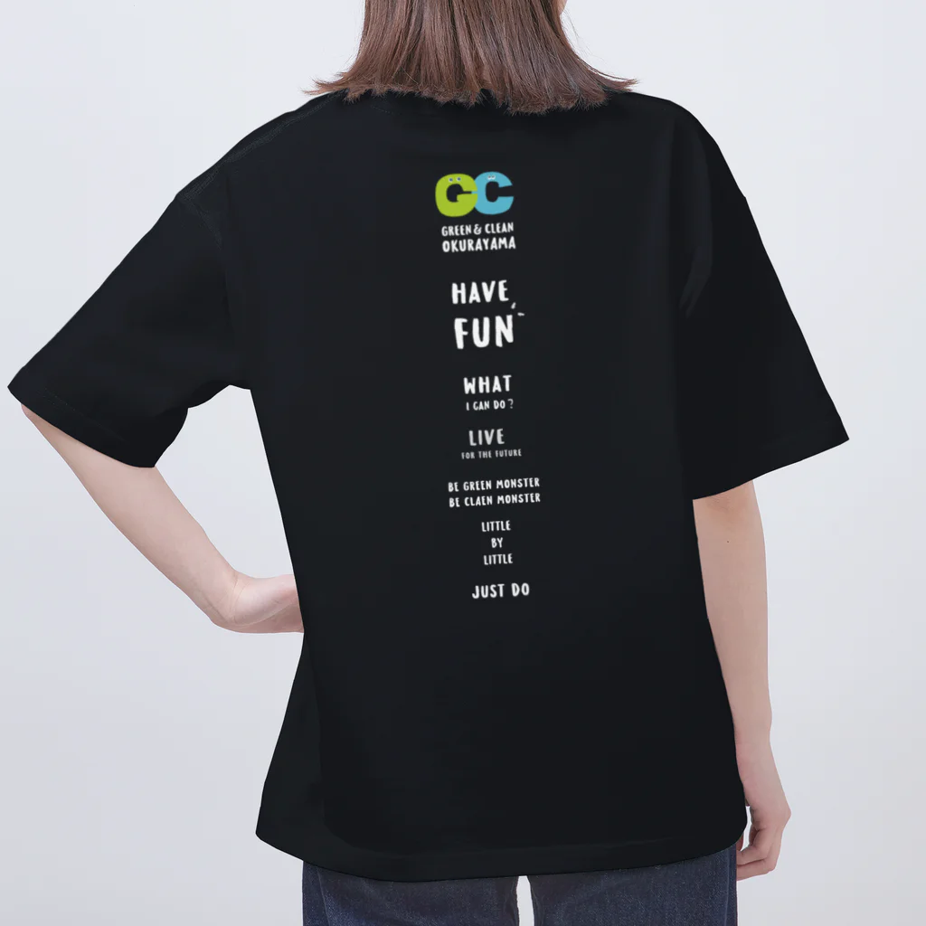 Green＆Clean大倉山のグリクリコンセプトワード Oversized T-Shirt