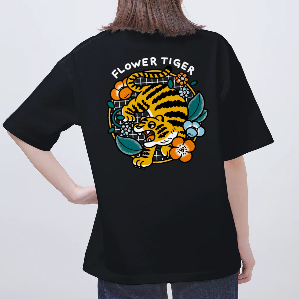 SANNO CREATIONSのFLOWER TIGER オーバーサイズTシャツ