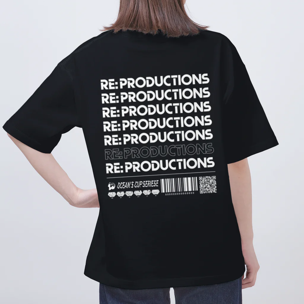 熊谷ゆ〜ほ_デザイングッズのRE:PRODUCTIONS 【BLACK】 オーバーサイズTシャツ