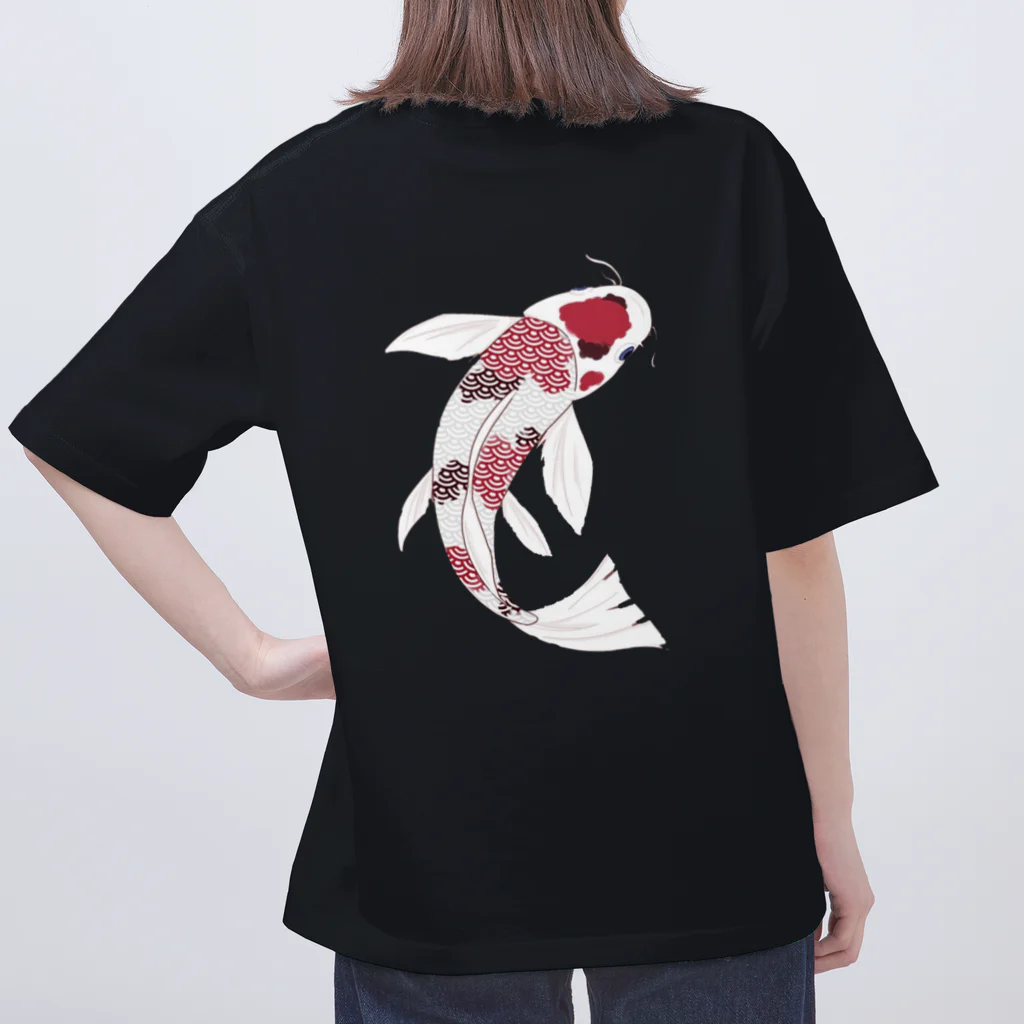 Musicatの錦鯉seigaiha オーバーサイズTシャツ