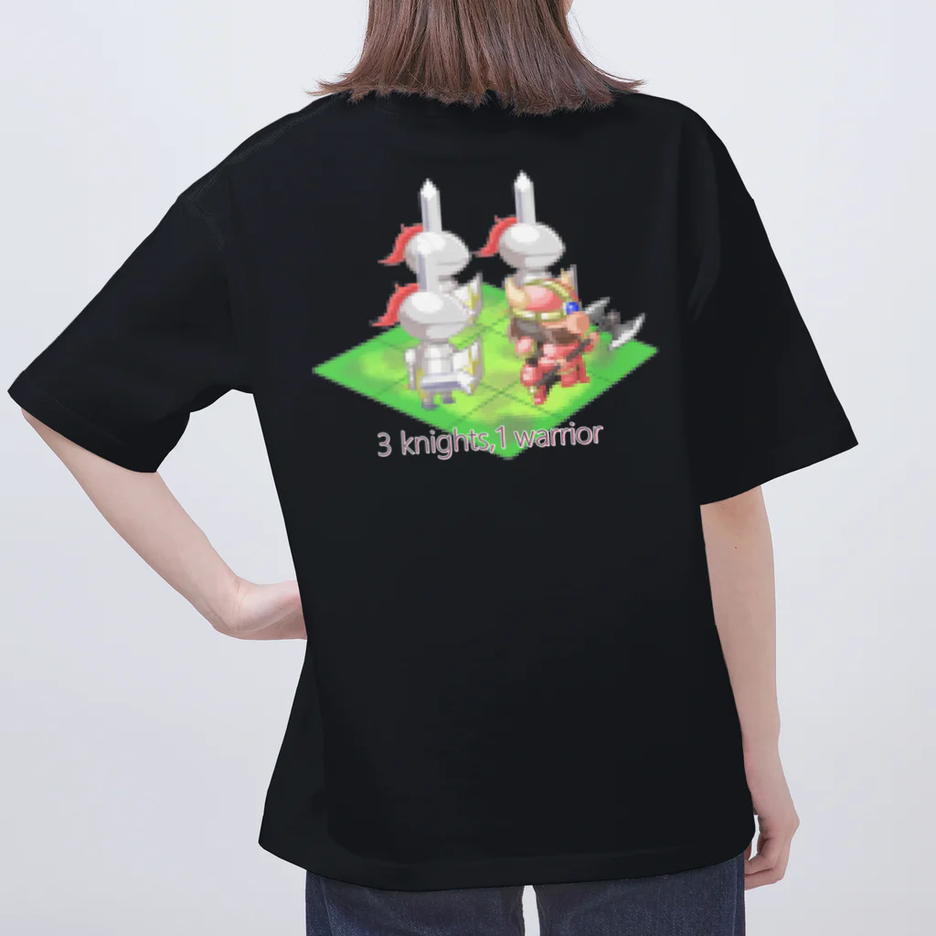 アルカナマイル SUZURI店 (高橋マイル)元ネコマイル店の3 knights,1 warrior(English ver.) Oversized T-Shirt