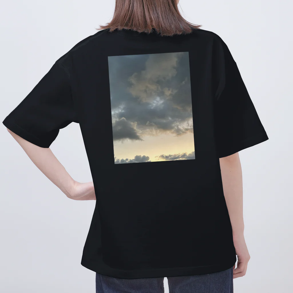 rilybiiの雲と朝焼け オーバーサイズTシャツ