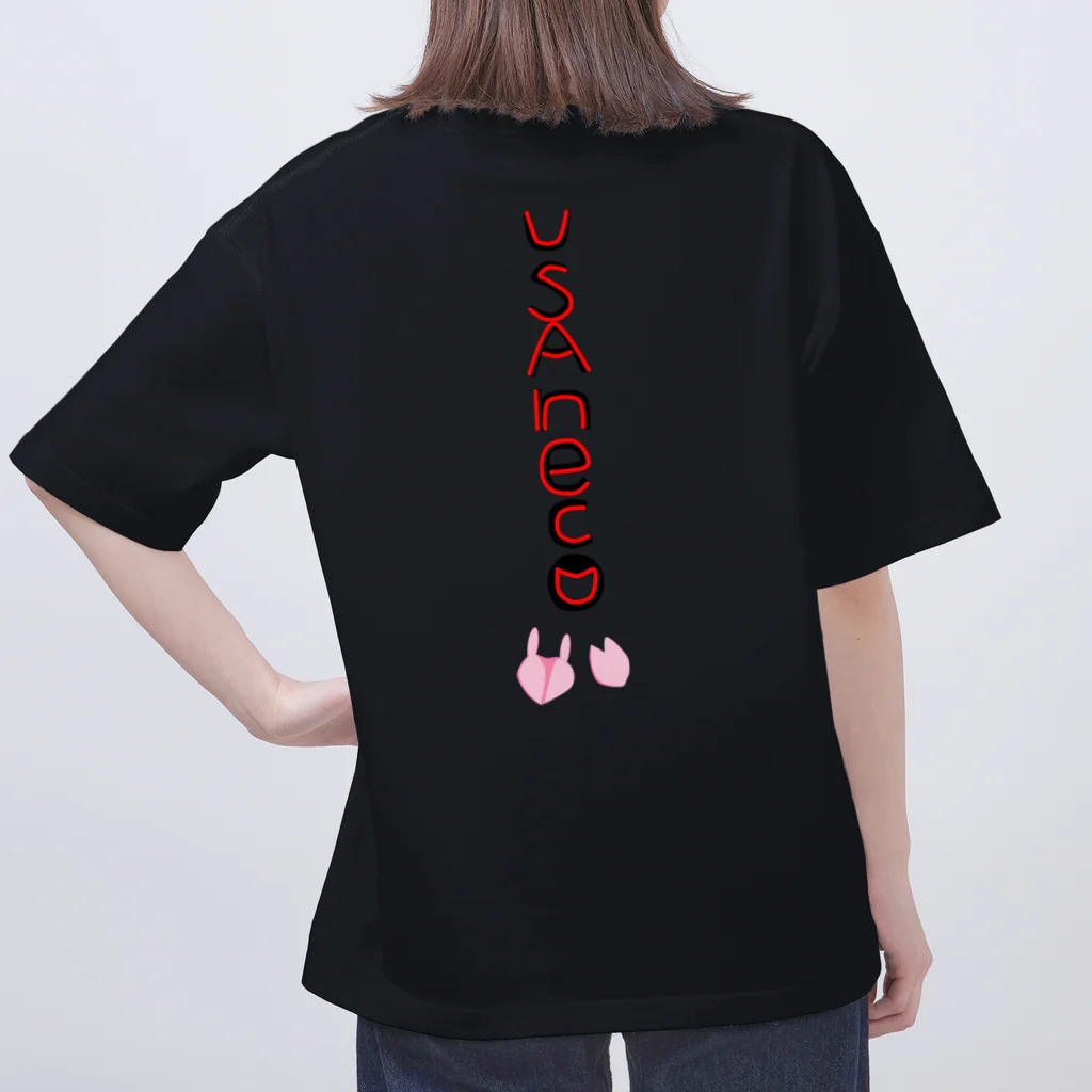 ウサネコ38のUSAneko  Cherry blossom Oversized T-Shirt