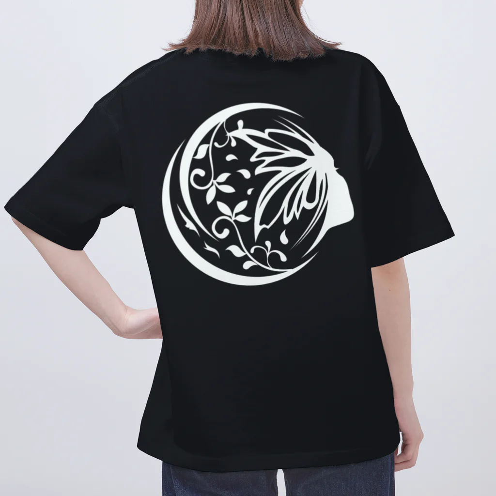 ブルームのBloomロゴシリーズ白 Oversized T-Shirt