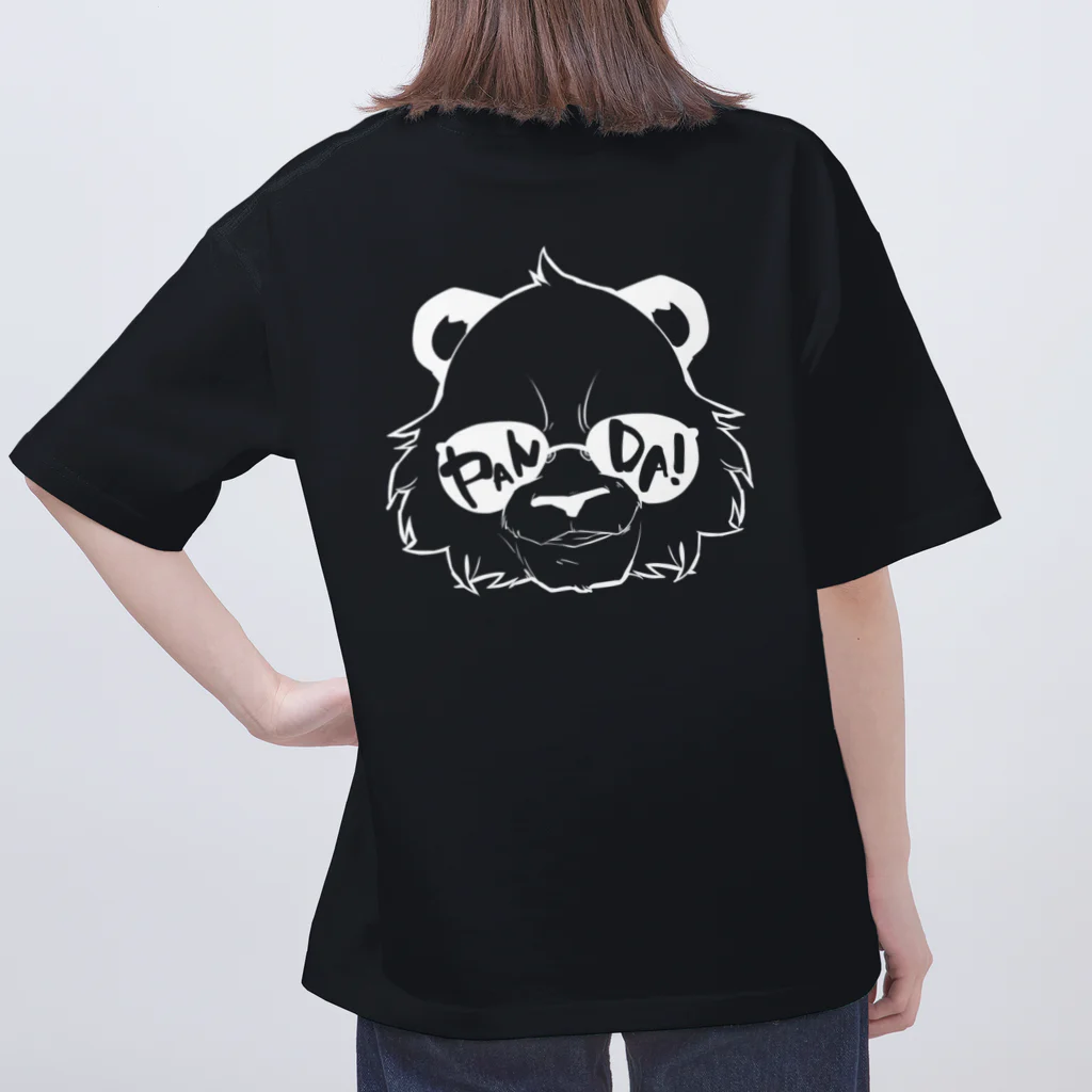 キナコのグラサンパンダ オーバーサイズTシャツ