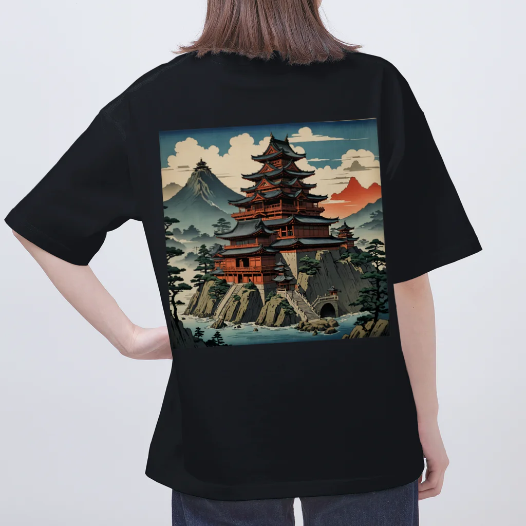 Kaz_Alter777の日本最初の魔王城 オーバーサイズTシャツ