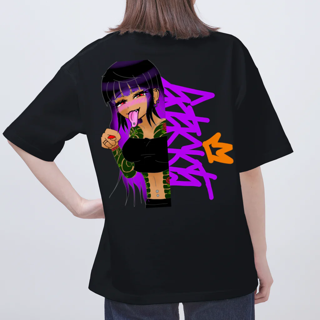 FS108(ファンタジスタ入れ歯)イラスト　絵描きの和彫りちゃん Oversized T-Shirt