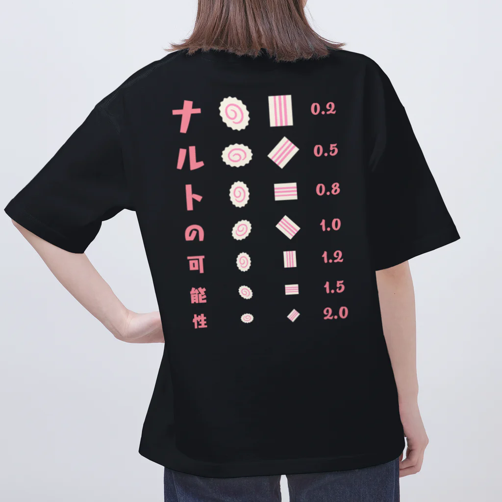 kg_shopの[★バック] ナルトの可能性【視力検査表パロディ】 オーバーサイズTシャツ