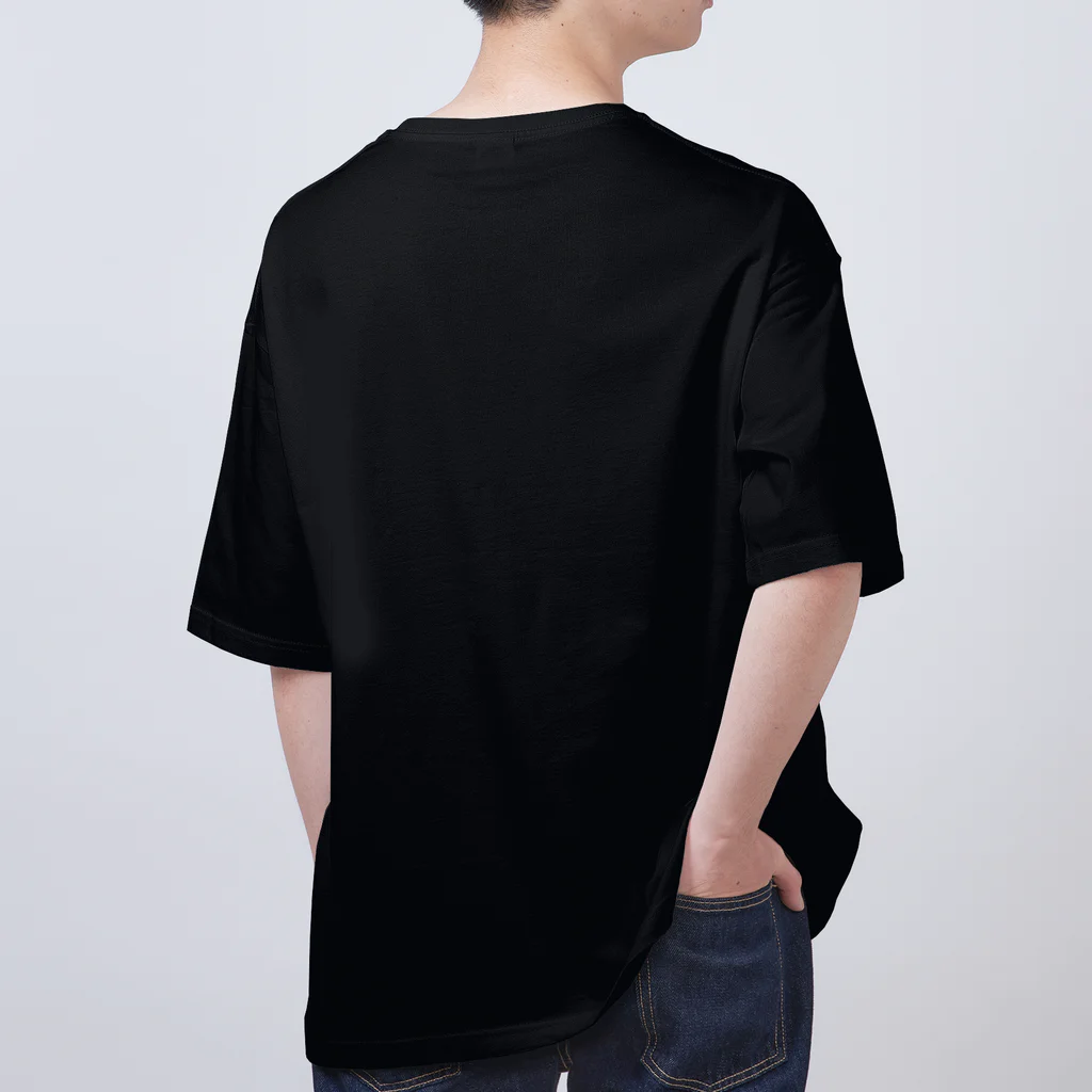 Siderunの館 B2の和デザインな烏(白) Oversized T-Shirt