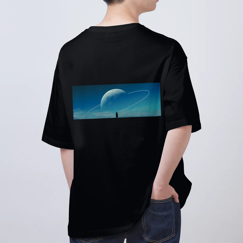 しおのwhere am I? (black) オーバーサイズTシャツ