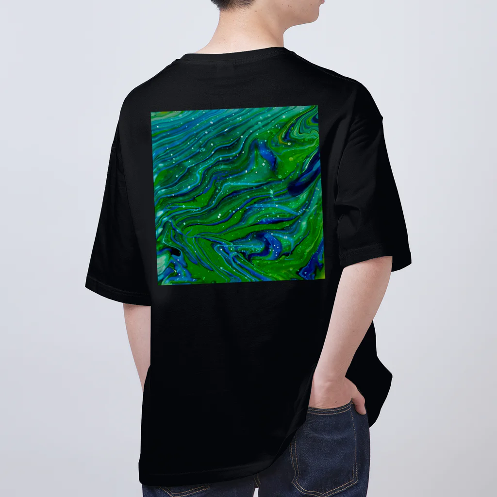 luontoiroの青緑 Oversized T-Shirt