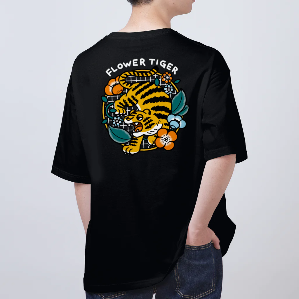 SANNO CREATIONSのFLOWER TIGER オーバーサイズTシャツ