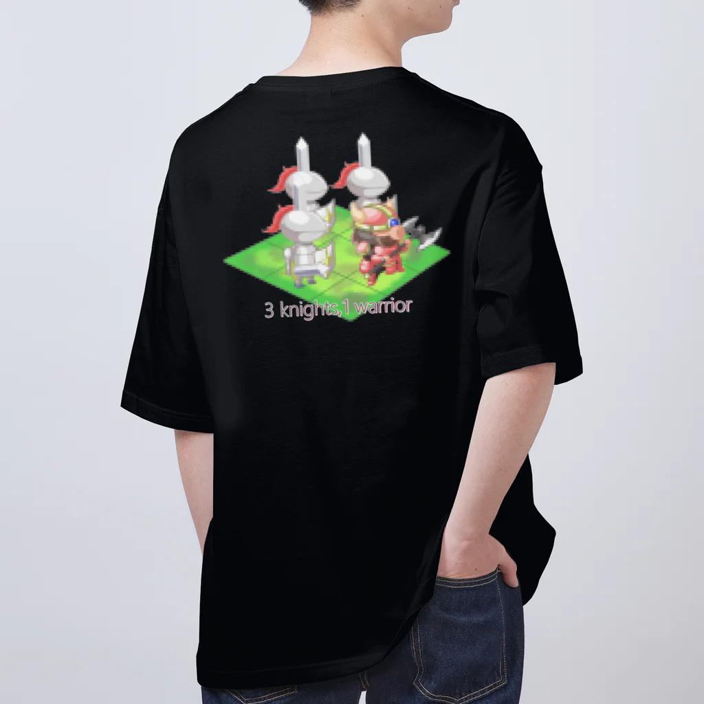 アルカナマイル SUZURI店 (高橋マイル)元ネコマイル店の3 knights,1 warrior(English ver.) Oversized T-Shirt