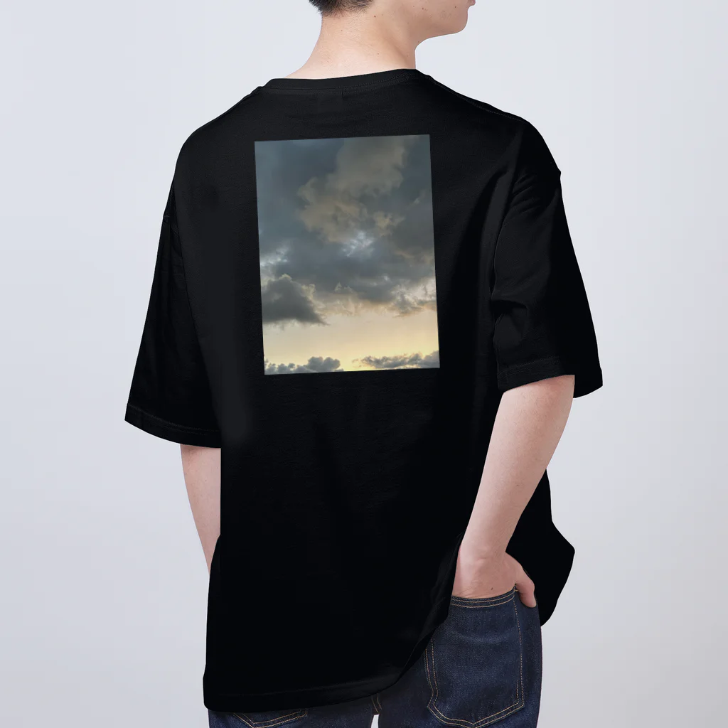 rilybiiの雲と朝焼け オーバーサイズTシャツ