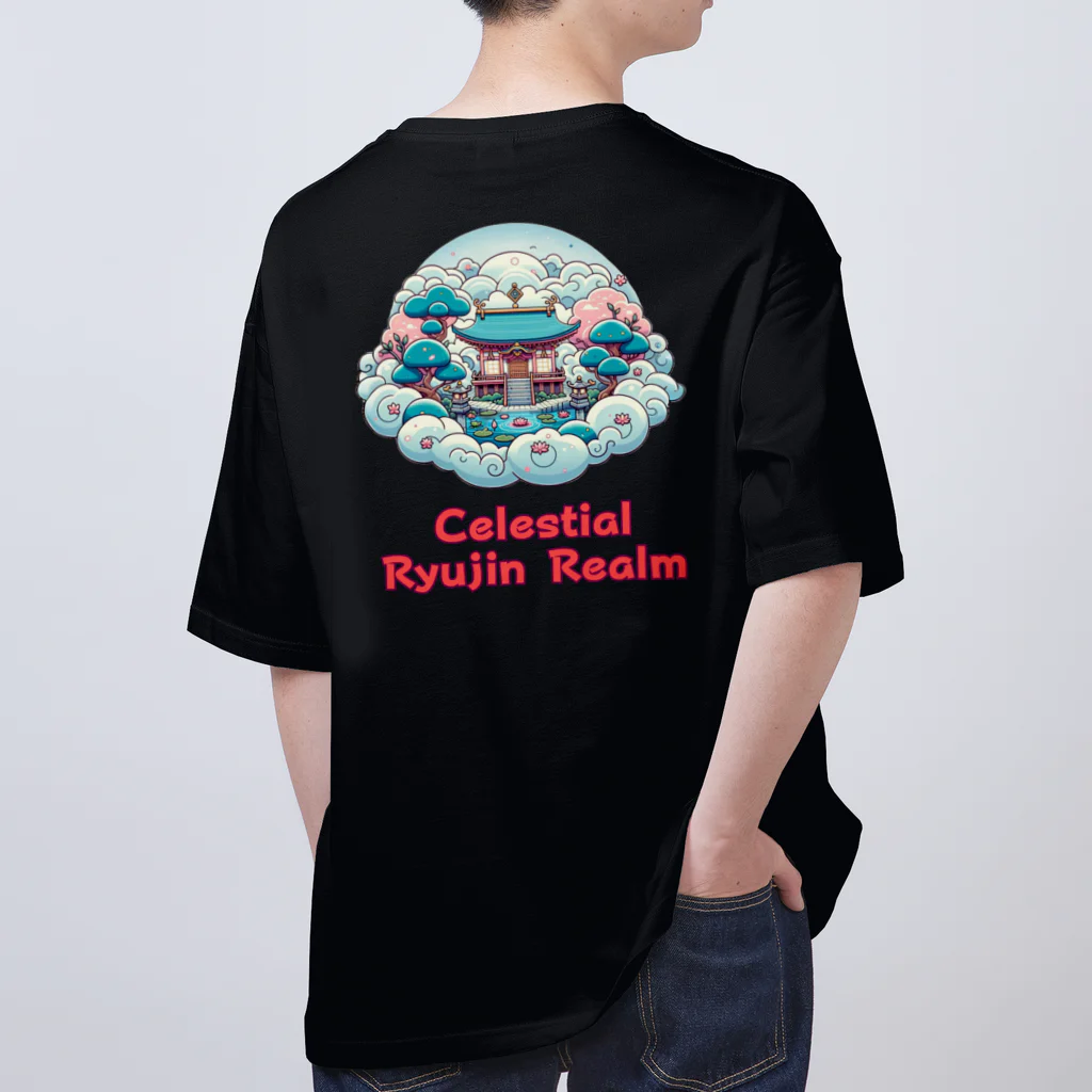 大江戸花火祭りのCelestial Ryujin Realm～天上の龍神領域 オーバーサイズTシャツ