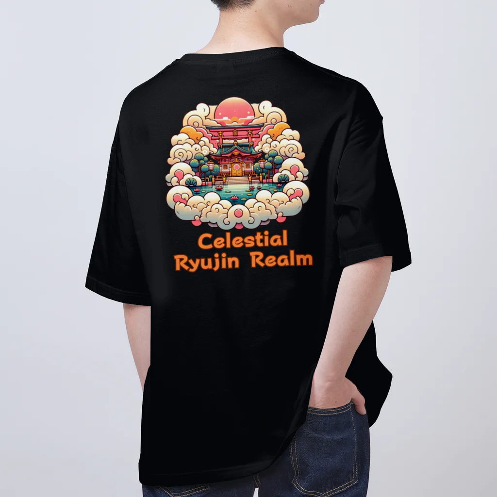 大江戸花火祭りのCelestial Ryujin Realm～天上の龍神領域5 Oversized T-Shirt