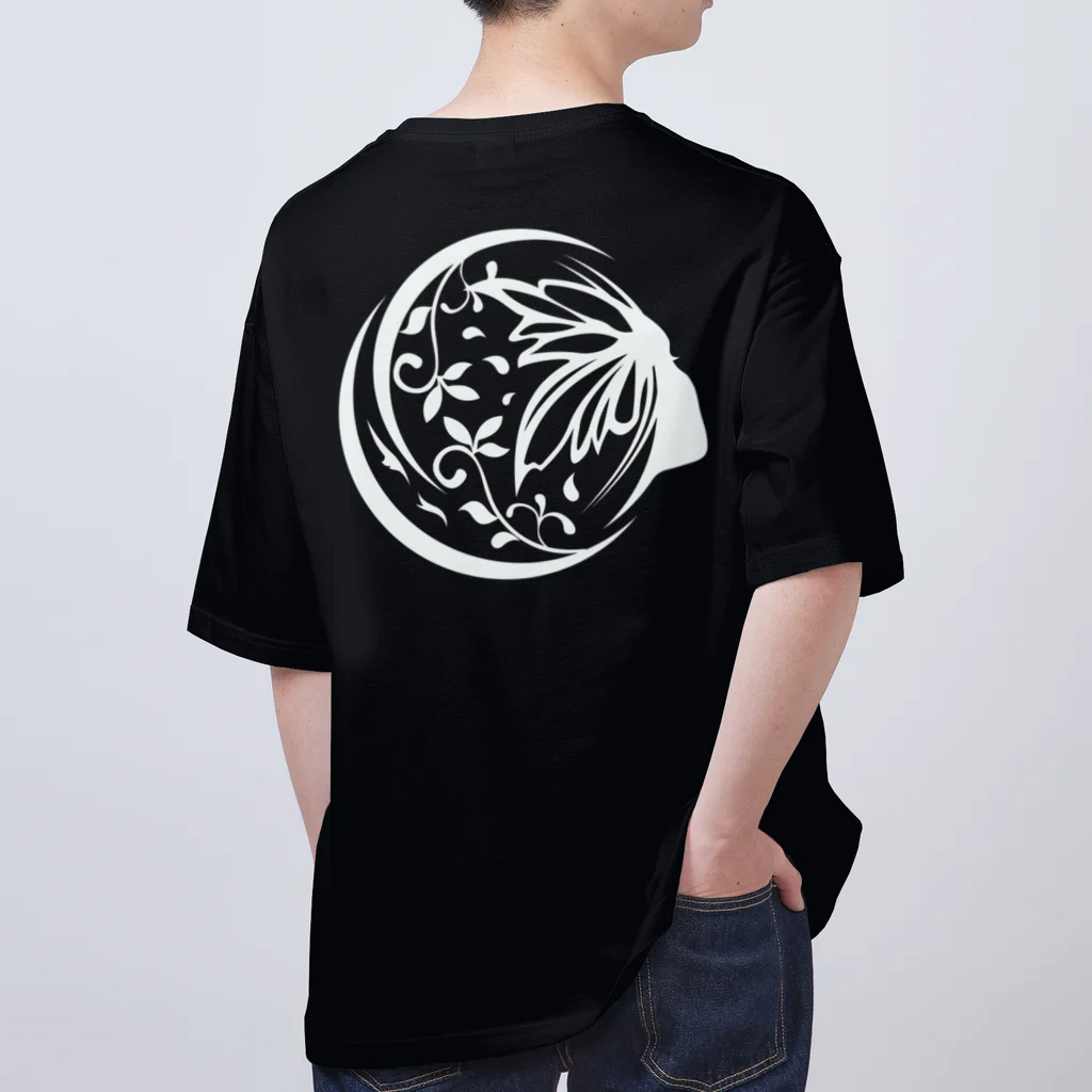 ブルームのBloomロゴシリーズ白 Oversized T-Shirt