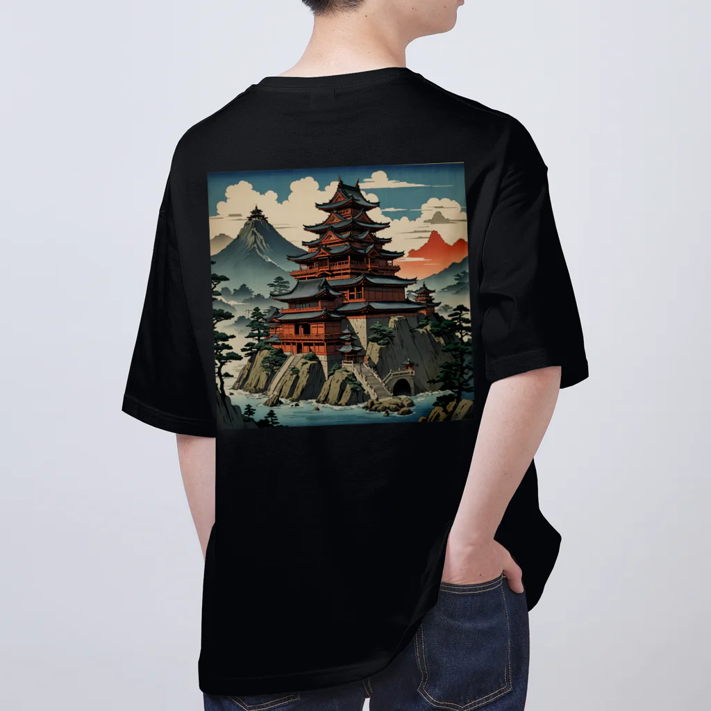 Kaz_Alter777の日本最初の魔王城 オーバーサイズTシャツ