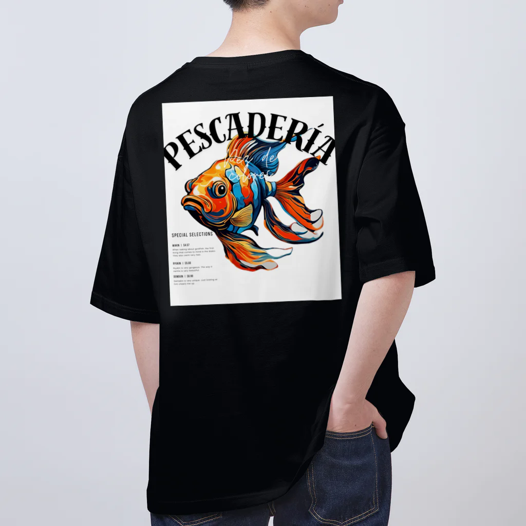 北仲ぐみのモザイク金魚　文字あり オーバーサイズTシャツ