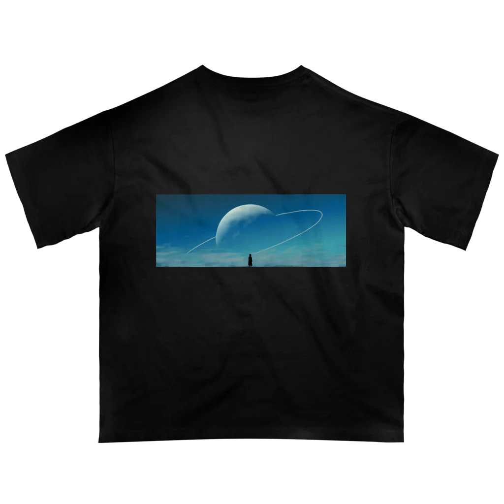 しおのwhere am I? (black) オーバーサイズTシャツ