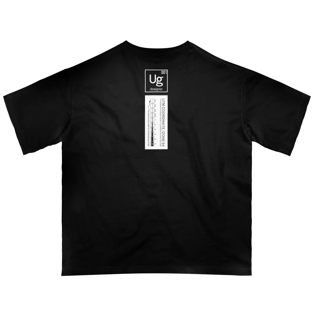 UG001 / Apparel lineのUG001 infographic オーバーサイズTシャツ