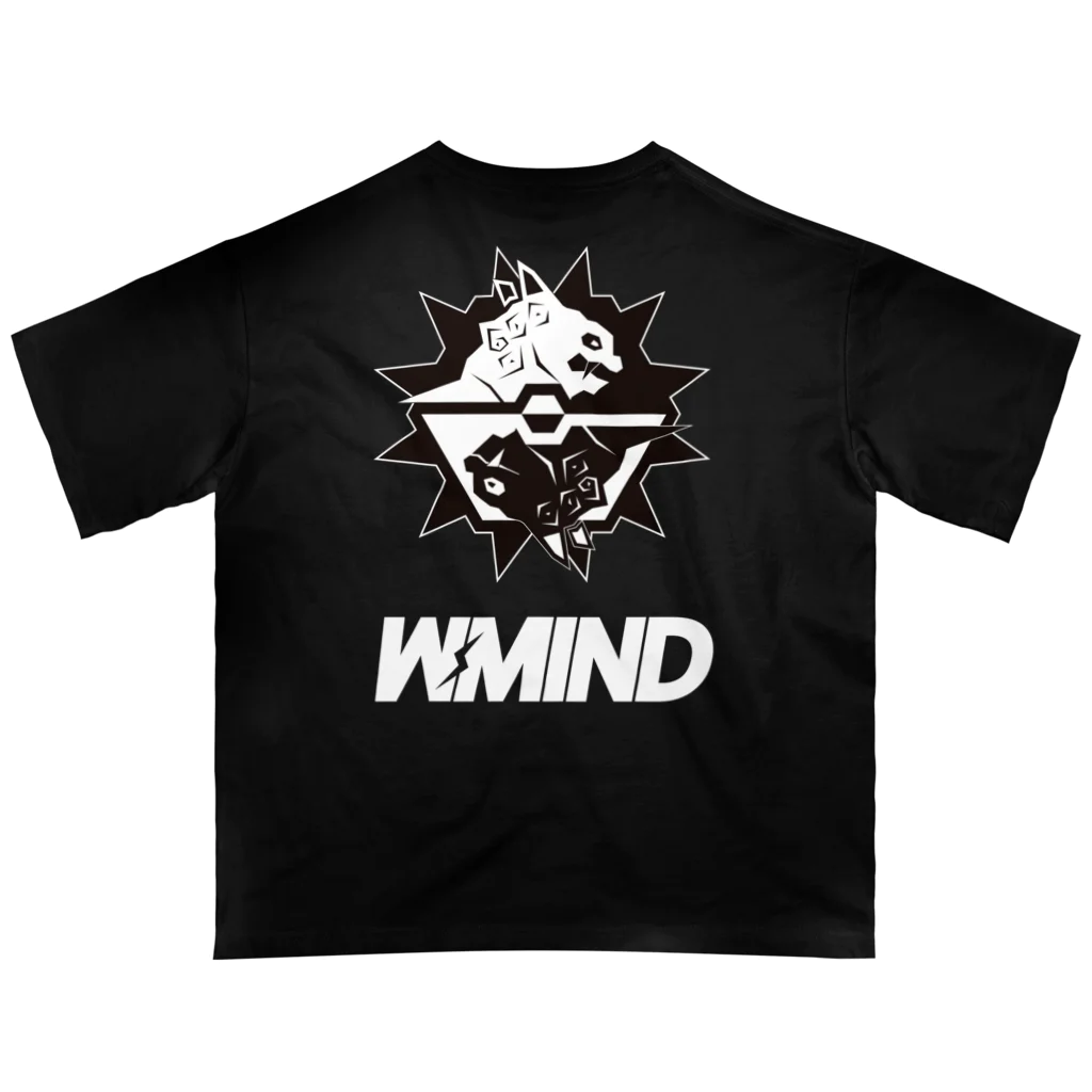 W-MINDのNeoTokyoPunks×W-MIND（文字付き） Oversized T-Shirt