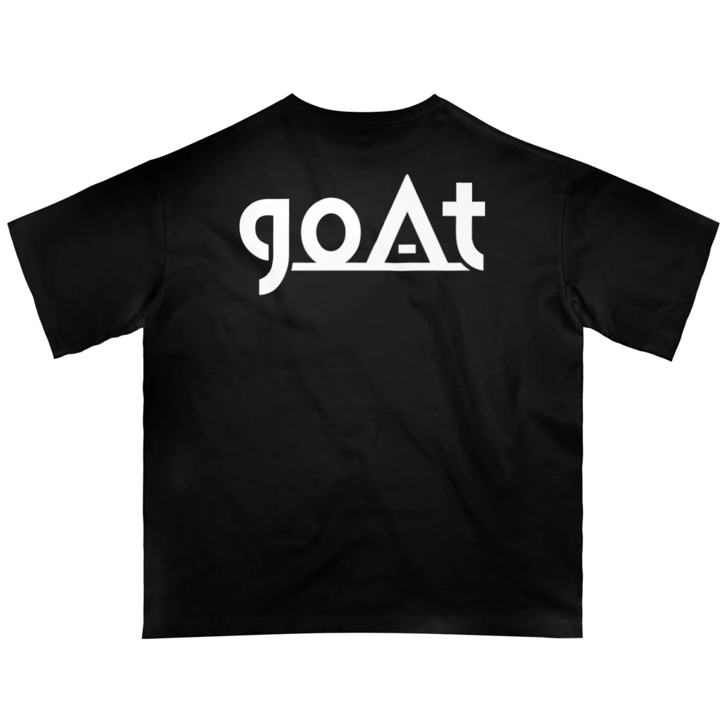 goAtのgoAtオリジナルグッズ：ブラック Oversized T-Shirt