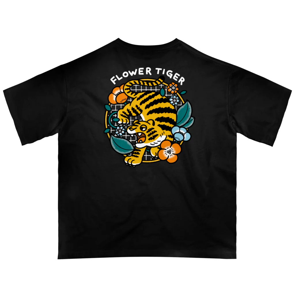 SANNO CREATIONSのFLOWER TIGER Oversized T-Shirt