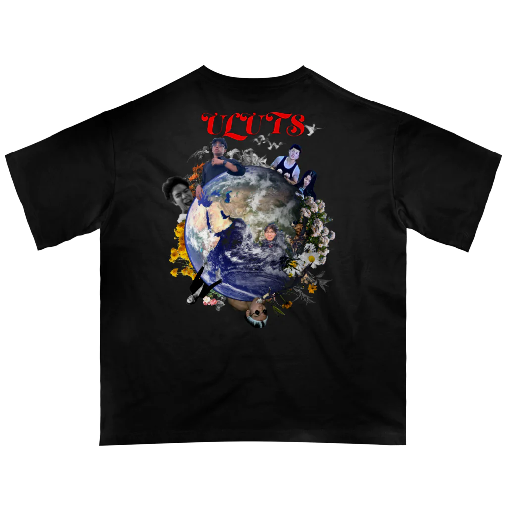 Urchin livin' under the streetのuluts earth オーバーサイズTシャツ