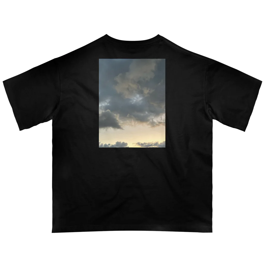 rilybiiの雲と朝焼け オーバーサイズTシャツ