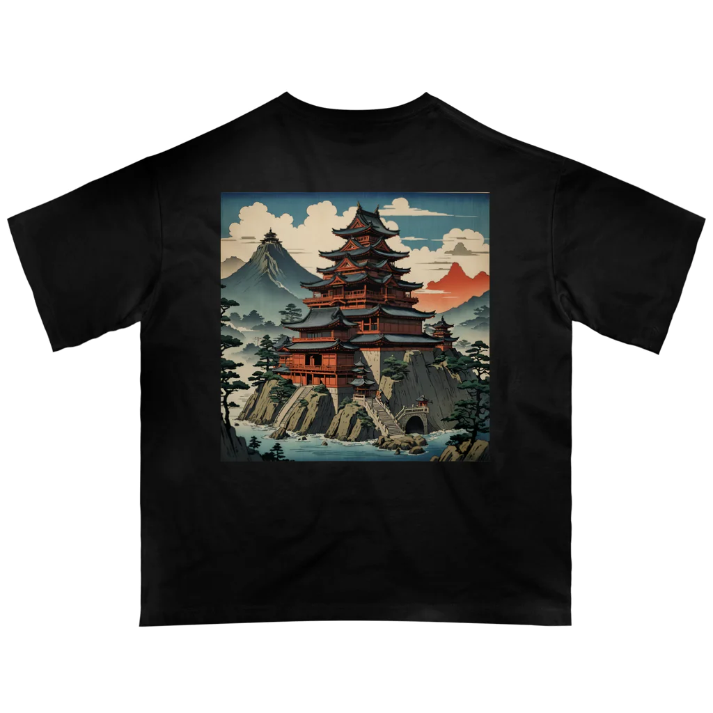 Kaz_Alter777の日本最初の魔王城 Oversized T-Shirt